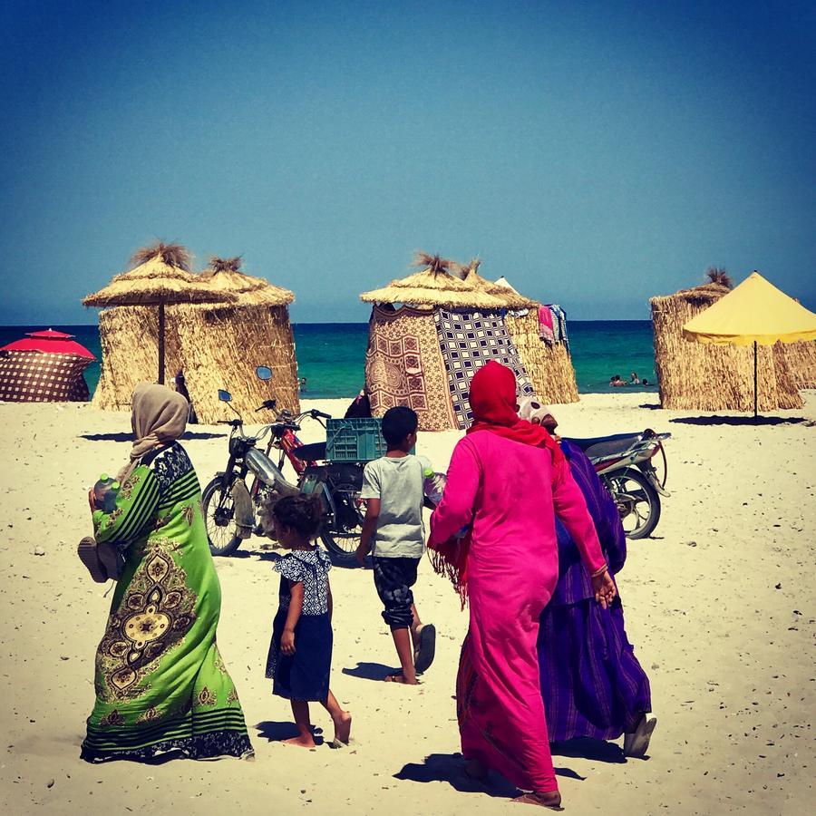 Maison Les Palmiers 300M De La Plage Aghīr Eksteriør billede